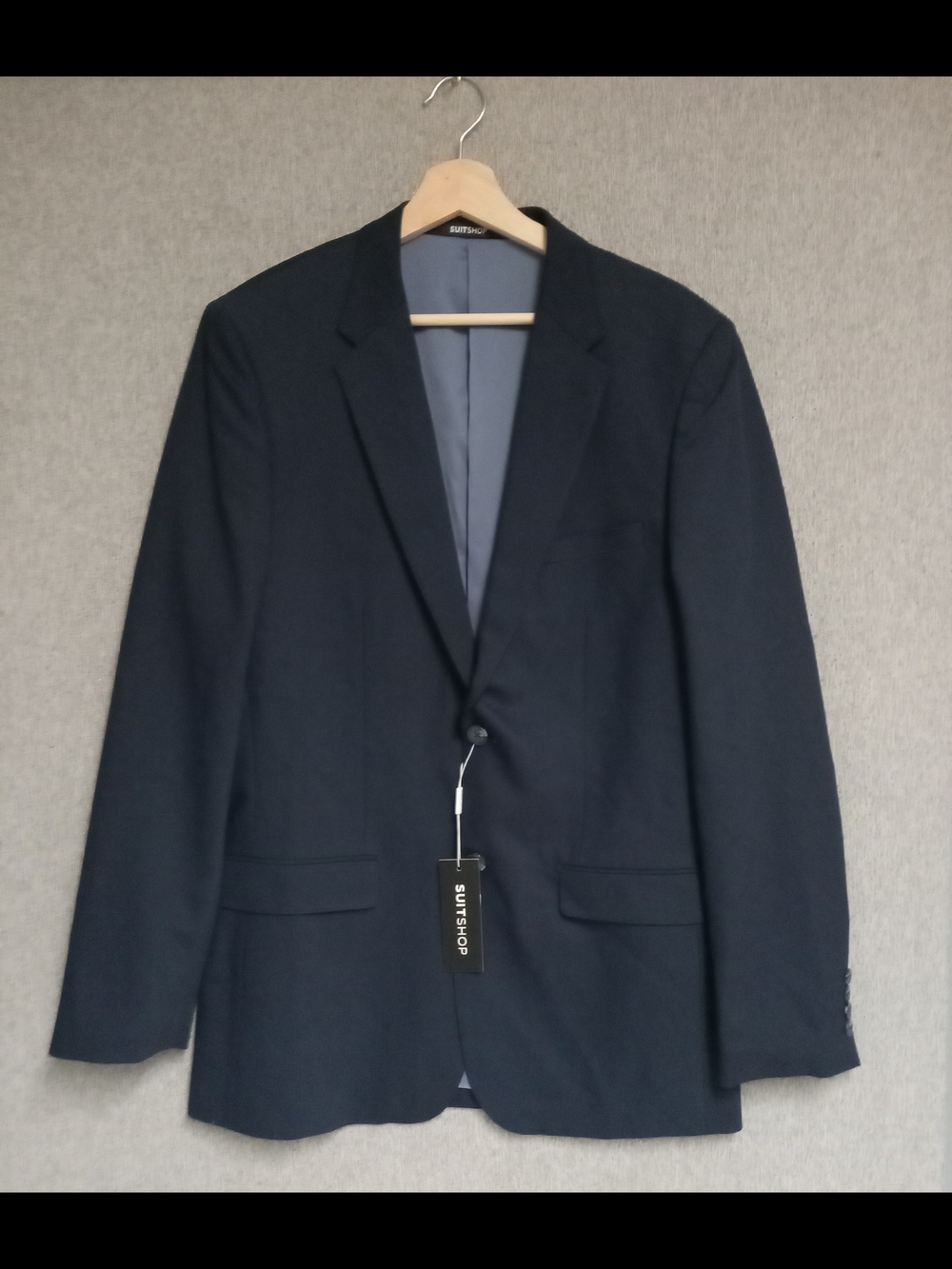 Men's Navy Single-Breasted Blazer